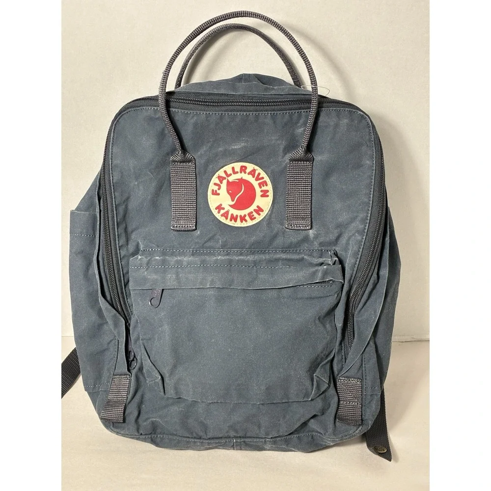 Fjallraven Kanken Classic Backpack Blue School Travel Bag Sweden 15